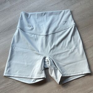 Gymshark Women's Light Blue Bike Shorts